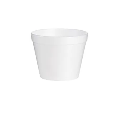 Dart 24MJ48 24 Oz Insulated White Foam Food Container, 500/CS