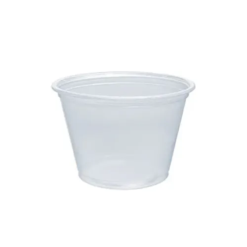 Dart 250PC 2.5 Oz Conex Clear Complements Portion Polypropylene Container, 2500/CS. Lids are sold separately.
