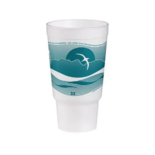 Dart 32AJ20H 32 Oz Horizon Teal Insulated Pedestal Foam Cup, 400/CS