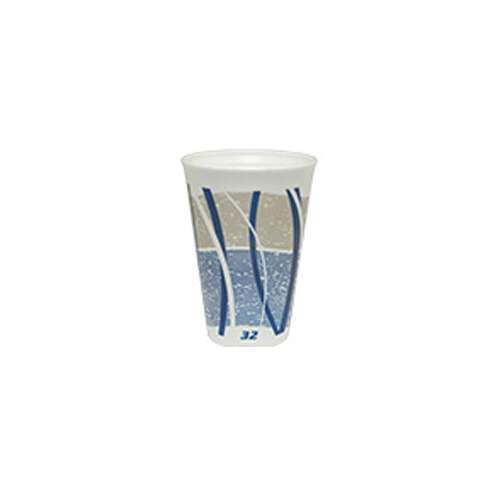 Dart 32LX32E 32 Oz LX Impulse Blue Insulated Foam Cup, 500/CS