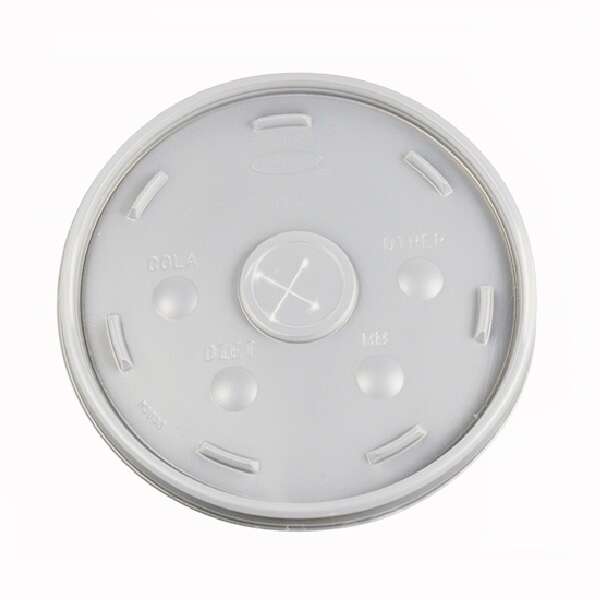 Dart 32SL Translucent Straw Slot Plastic Cup Lid, 500/CS (Discontinued)