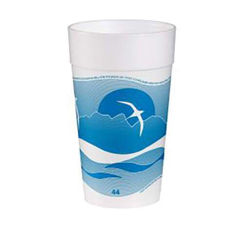 Dart 44TJ32H 44 Oz Horizon Ocean Insulated Printed Foam Cup, 300/CS