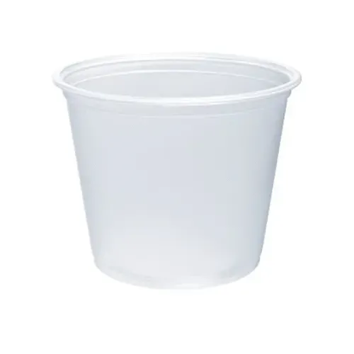 Dart 550PC 5.5 Oz Conex Clear Complements Portion Polypropylene Container, 2500/CS. Lids Sold Separately.