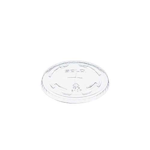 Dart 610TS Clear Straw Slotted PET Cup Lid, 1000/CS