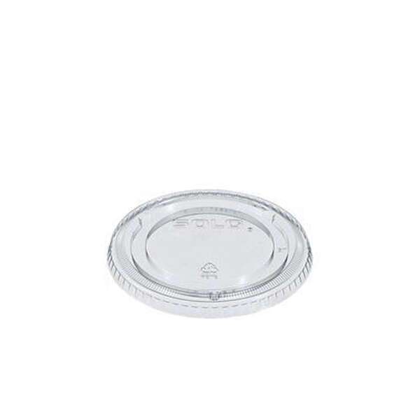 Dart 626TP Clear Non-Vented PET Lid for Plastic Cups, 1000/CS