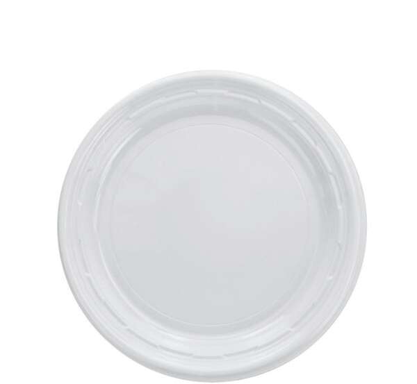 Dart 6PWF, 6-Inch Famous Service White Impact Plastic Plate, 1000/CS (Discontinued)