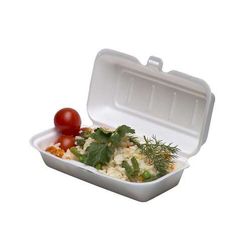 Dart 72HT1, 7x4x2-Inch Performer White Hot Dog Foam Container with a Removable Hinged Lid, 500/CS