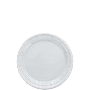 Dart 7PWF, 7-Inch Famous Service White Impact Plastic Plate, 1000/CS