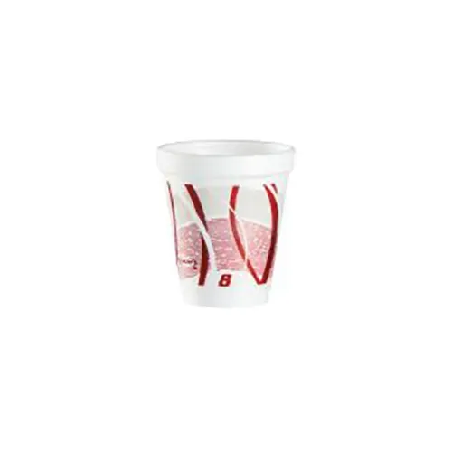 Dart 8J8E 8 Oz Impulse Red Insulated Foam Cup, 1000/CS