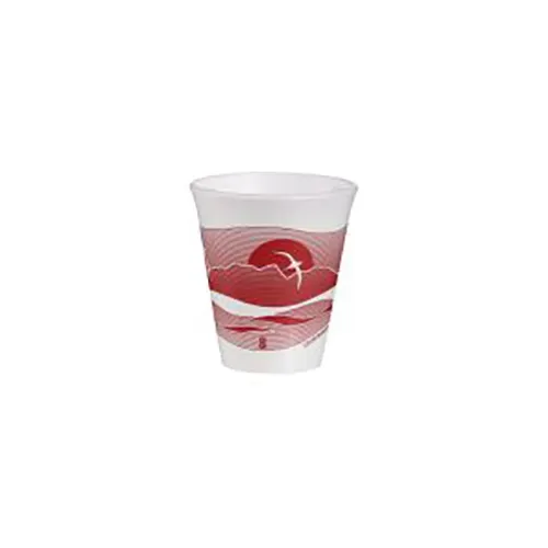 Dart 8LX8H 8 Oz LX Horizon Dark Red Insulated Foam Cup, 1000/CS