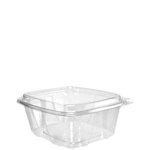 Dart CH32DED 32 Oz Clear Tamper-Evident Containers with Dome Lid, 200/CS