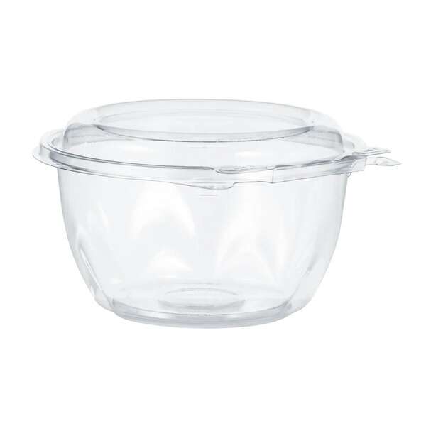 Dart CTR16BD, 16 Oz PET Tamper-Evident/Resistant Bowl w/ Dome Lid, 240/CS