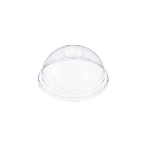 Dart DLR662 Clear PET Dome Lid with 1-Inch Hole, 1000/CS