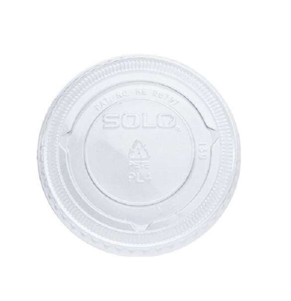 Dart PL4N, Solo Clear PET Lid for Souffles Portion Containers, 2500/CS