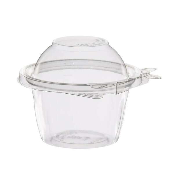 Dart SC8D, 8 Oz PET Tamper-Evident/Resistant Snack Cup w/ Dome Lid, 272/CS