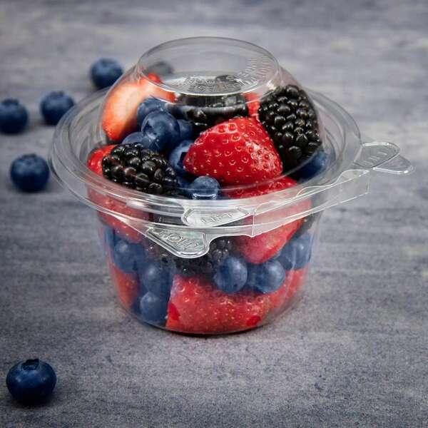 Dart SC8D, 8 Oz PET Tamper-Evident/Resistant Snack Cup w/ Dome Lid, 272/CS