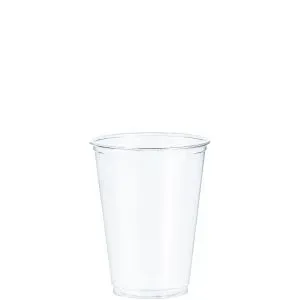 Dart TP22 12 Oz Solo Ultra Clear Flush-fill PET Cold Cup, 1000/CS (Discontinued)