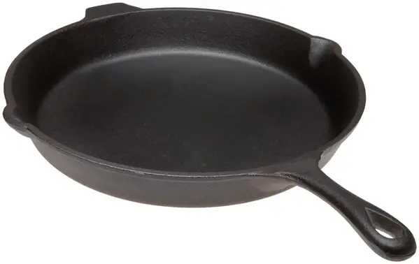 - OLD MOUNTAIN 10105-OM, 15.25x2.5-Inch Cast Iron Pre-Seasoned Skillet with Assist Handle