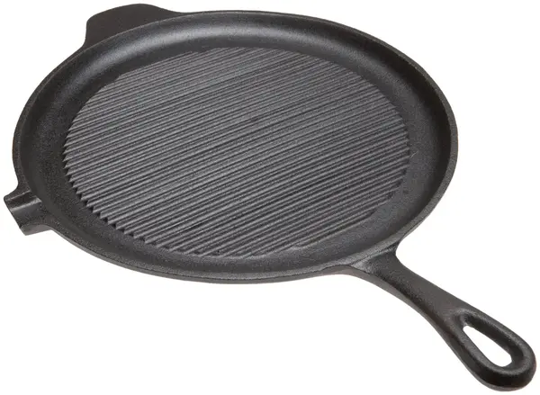 - OLD MOUNTAIN 10148-OM, 11.25x1.2-Inch Cast Iron Round Grill with Assist Handle