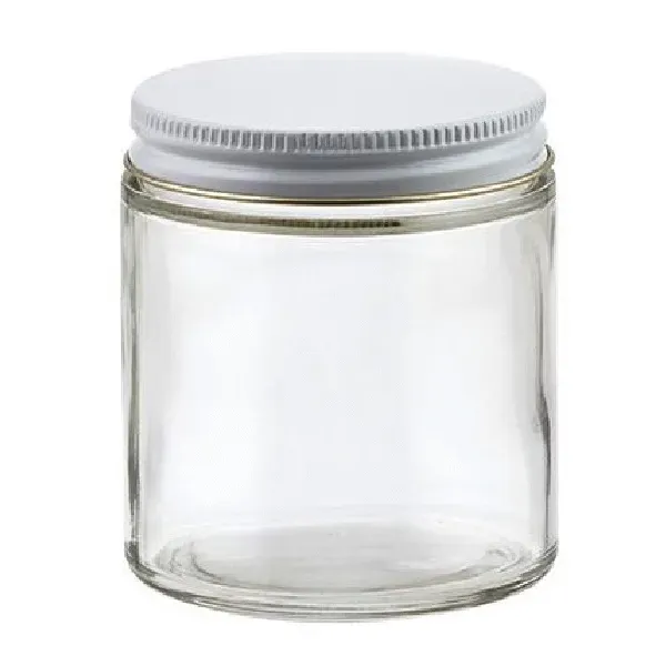 Circle Glass Circleware B2034, 25 Oz. Glass Jar, Metal Twist Lid