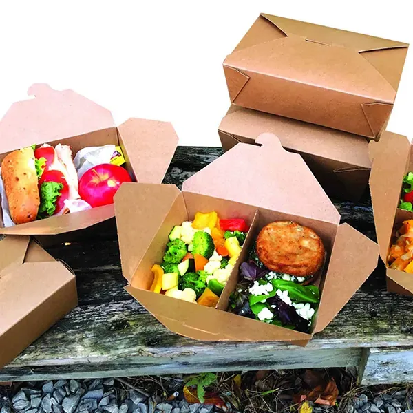 - MeyerPak MBK1K 4.375x3.5x2.5 #1 Kraft Folded Paper Container, 450/CS