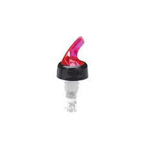 - Co-rect P20018, 2-Ounce White Base Red Nozzle and Black Collar Pourer, 1 DZ