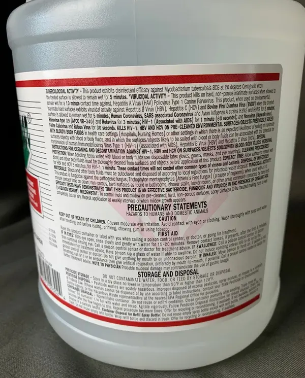 FREE' N CLEAR 1-Gallon Disinfectant Cleaner, EA, FNC128-X (Discontinued)