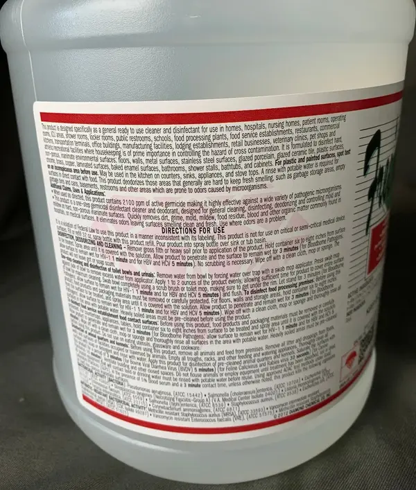 FREE' N CLEAR 1-Gallon Disinfectant Cleaner, EA, FNC128-X (Discontinued)