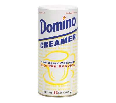 Domino 0768, 11 Oz Non-Dairy Creamer Canister, 12/Cs