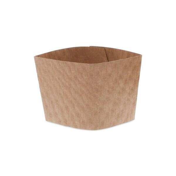 Dopaco DSLVBRN, Kraft Hot Cup Sleeves for 10-24 Oz Cups, 1000/CS