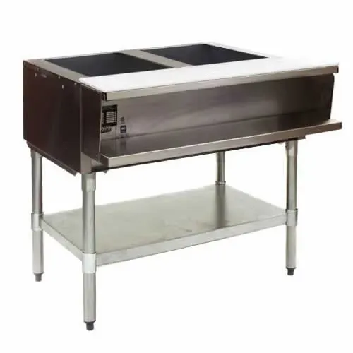 Eagle Group AWT2-NG, 33 inch 2-Well Water Bath Gas Steam Table