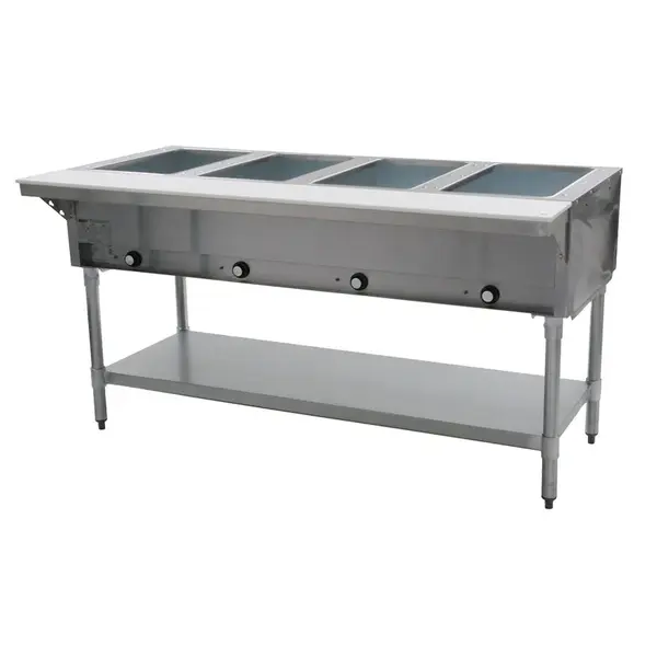 Eagle Group DHT4-120, 63 inch Electric Steam Table, Open Well 4 Compartments