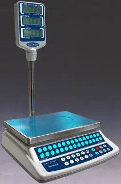 Easy Weigh CK-P60-R+, 60x0.01-LВЅ Capacity Price Computing Scale, Pole Display and Interface