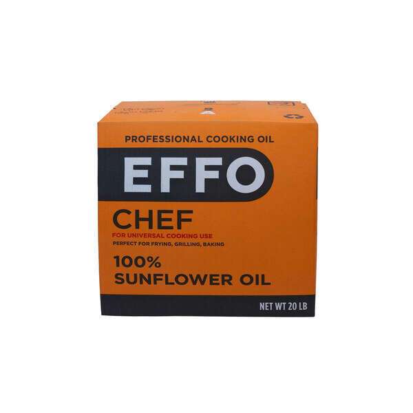 EFFO ECH20, 20 Lb Chef Universal Sunflower Oil with Food Additives