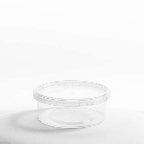 Elfe Plastik 7901EP Lid for 8-32 Oz Round Tamper Evident Containers, 500/CS