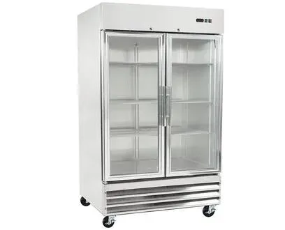 Eurodib CFD-2RRG, 54-inch 2 Glass Doors Reach-In Refrigerator, 47 Cu. Ft.