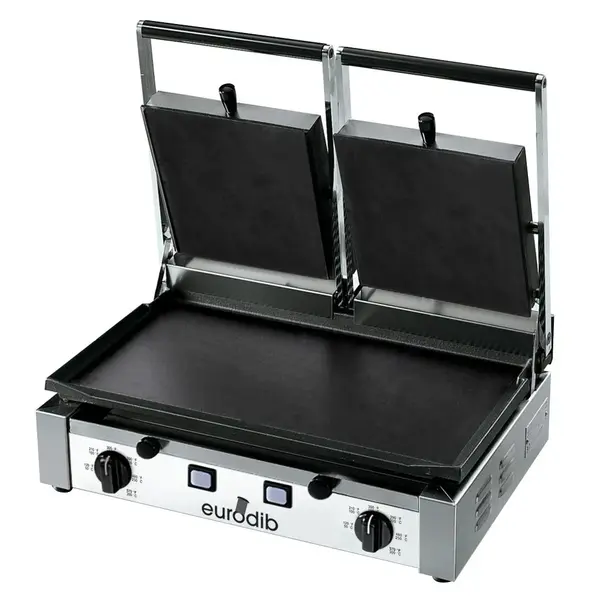 Eurodib PDF3000, Double Flat Panini Grill, 3000W, ETL