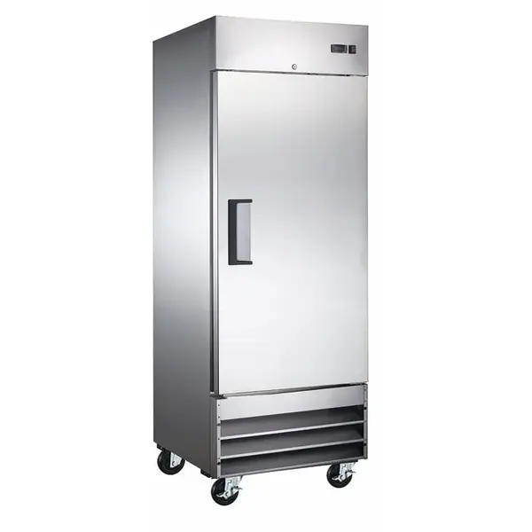 Eurodib U-19F, 1 Solid Door Bottom Mount Reach-In Freezer, 19 Cu. Ft.