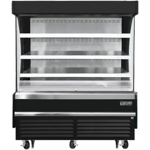 Everest Refrigeration EOMV-60-B-28-S, 60.00-Inch Air Curtain Open Display Merchandiser
