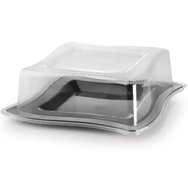 Fineline Settings 110-L, 10.75-inch Wavetrends PET Dome Lid for 10.75-inch Dinner Plate, 120/CS (Discontinued)