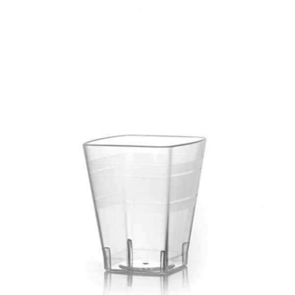 Fineline Settings 1102, 2 Oz Wavetrends Square Shot Glass, 432/CS