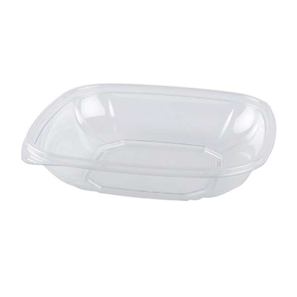 Fineline Settings 15032L-CL, 32 Oz Super Bowl Plus Large Rectangular Clear PET Bowl, 150/CS