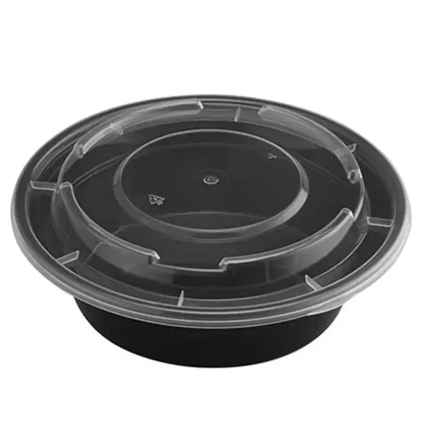 Fineline Settings 17CPRB16, 16 Oz ReForm Polypropylene Takeout Bowl with Lid, 150/CS