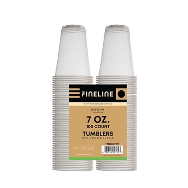 Fineline Settings 17DC07PP, 7 Oz ReForm Polypropylene Drinking Cup, 1200/CS