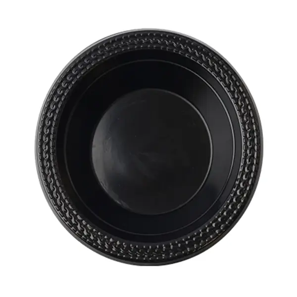 Fineline Settings 17RB12PP.BK, 12 Oz ReForm Polypropylene Black Takeout Bowl, 800/CS