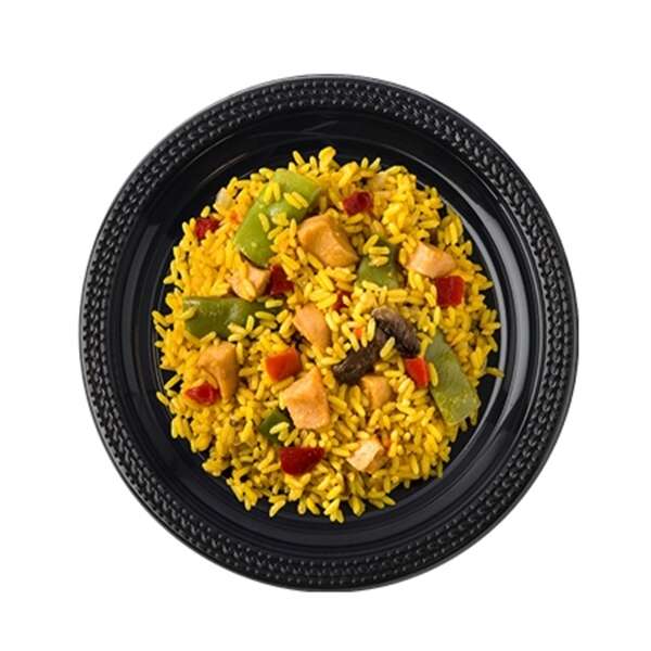 Fineline Settings 17RP07PP.BK, 7-inch ReForm Black Polypropylene Round Plate, 800/CS