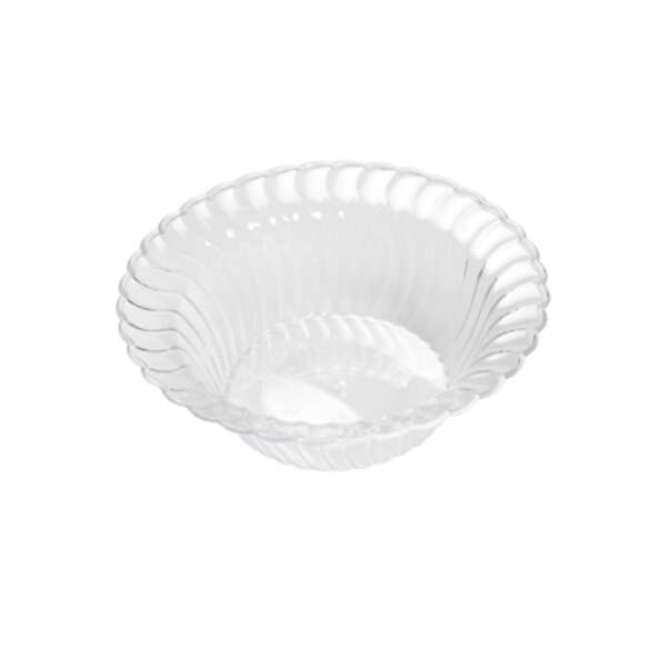 Fineline Settings 205-CL, 5 Oz Flairware Polystyrene Clear Dessert Bowl, 180/CS
