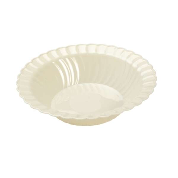 Fineline Settings 212-BO, 12 Oz Flairware Polystyrene Bone Bowl, 180/CS (Discontinued)