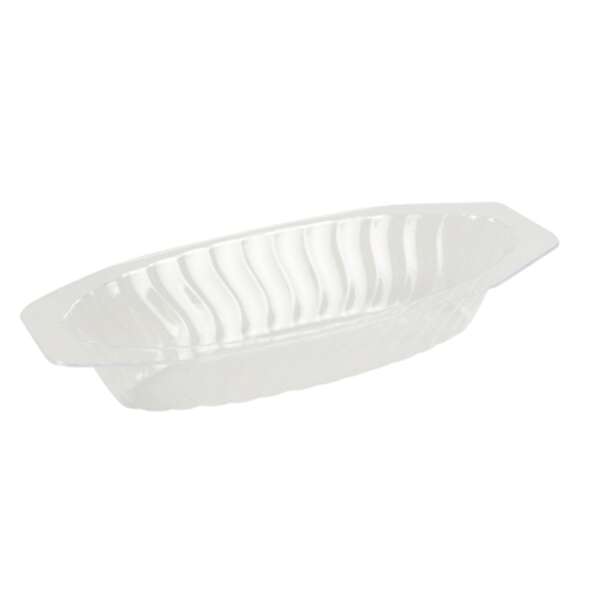 Fineline Settings 215-CL, 15 Oz Flairware Polystyrene Clear Serving Boat, 300/CS
