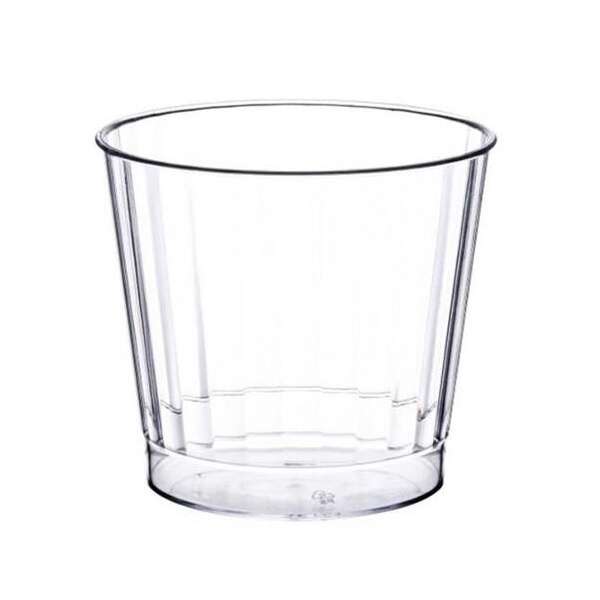 Fineline Settings 2409-CL, 9 Oz. Renaissance Clear Plastic Tumblers, 240/CS